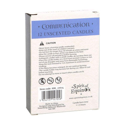 Pack of 12 Communication Spell Candles - DuvetDay.co.uk