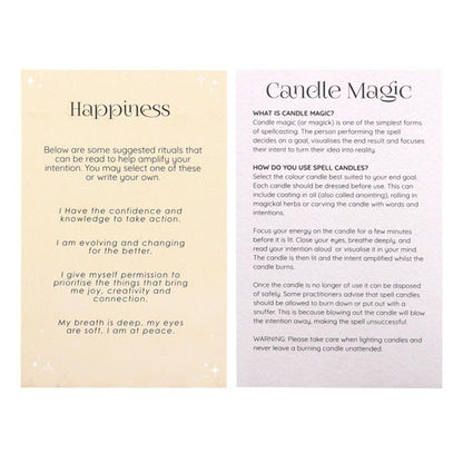 Pack of 12 Happiness Spell Candles - DuvetDay.co.uk