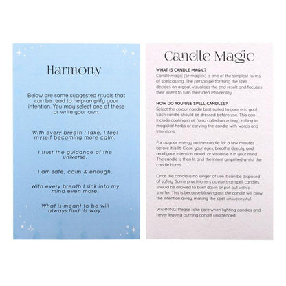 Pack of 12 Harmony Spell Candles - DuvetDay.co.uk