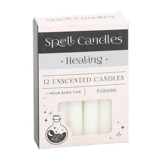 Pack of 12 Healing Spell Candles - DuvetDay.co.uk