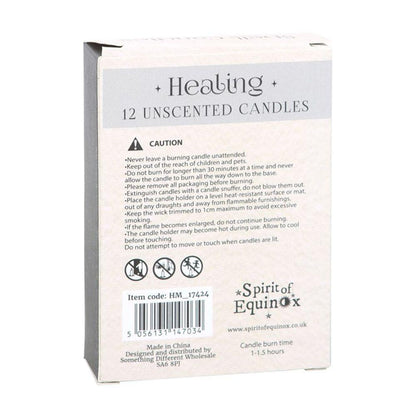 Pack of 12 Healing Spell Candles - DuvetDay.co.uk