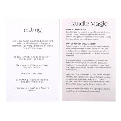 Pack of 12 Healing Spell Candles - DuvetDay.co.uk