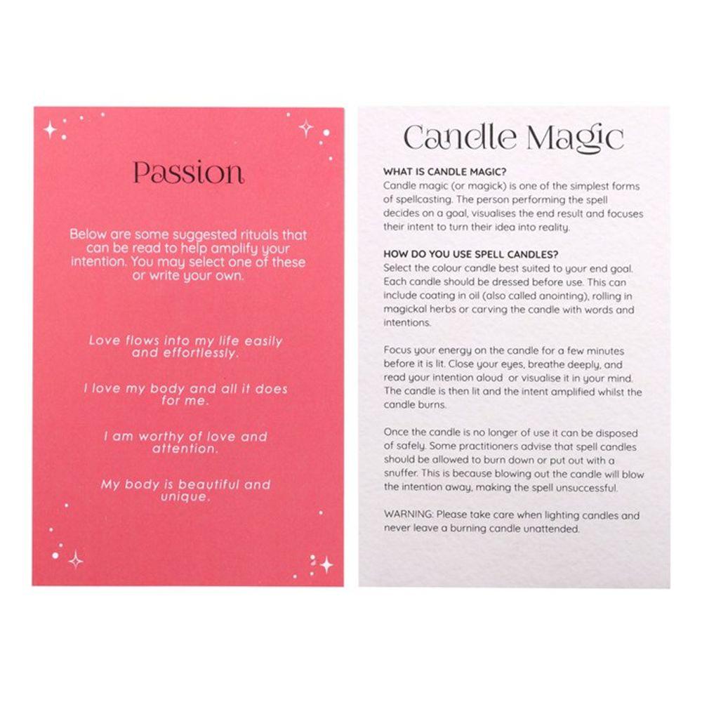 Pack of 12 Passion Spell Candles - DuvetDay.co.uk