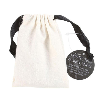 Protection & Grounding Healing Crystal Set - DuvetDay.co.uk