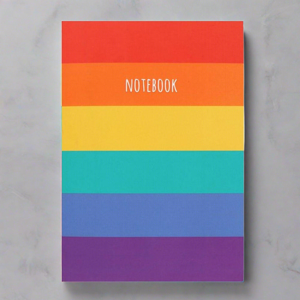 Rainbow A5 Notebook - DuvetDay.co.uk