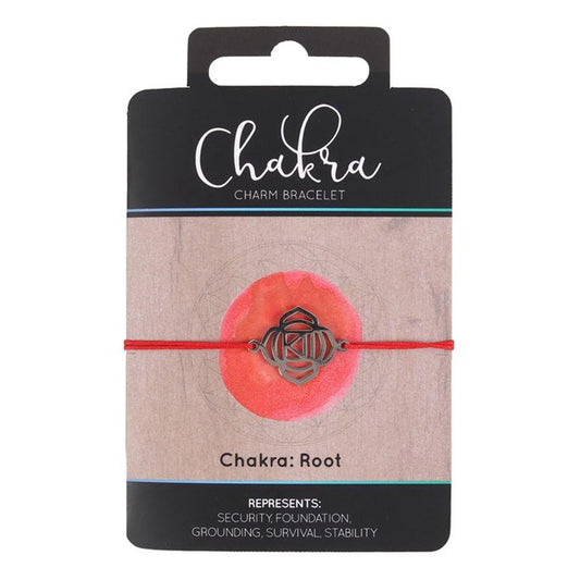 Root Chakra Charm Bracelet - DuvetDay.co.uk