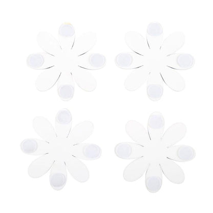Set of 4 Daisy Shaped Coasters - DuvetDay.co.uk