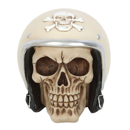 Skull Ornament with Helmet - DuvetDay.co.uk