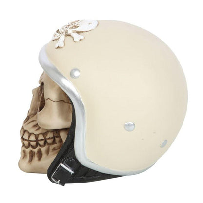 Skull Ornament with Helmet - DuvetDay.co.uk