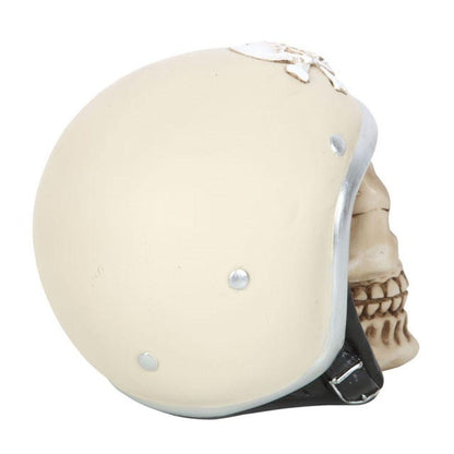 Skull Ornament with Helmet - DuvetDay.co.uk