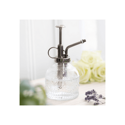 Small Patterned Glass Plant Mister - DuvetDay.co.uk