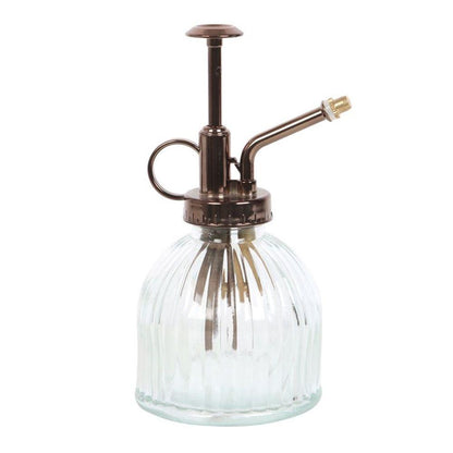 Small Ribbed Glass Plant Mister - DuvetDay.co.uk