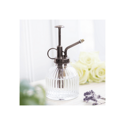 Small Ribbed Glass Plant Mister - DuvetDay.co.uk