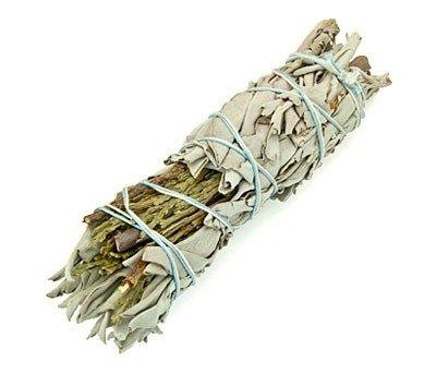 Smudge Stick - White Sage & Cedar 10cm - DuvetDay.co.uk