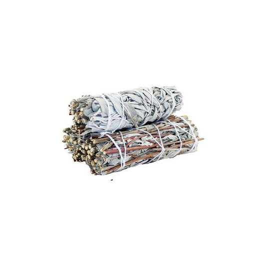 Smudge Stick - White Sage & Royal Sage 10cm - DuvetDay.co.uk