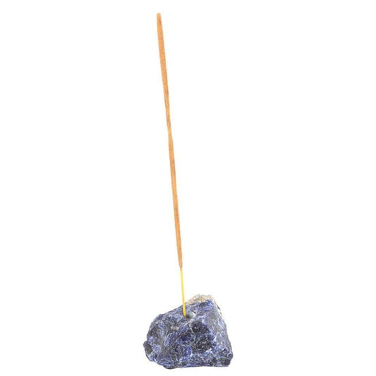 Sodalite Crystal Incense Stick Holder - DuvetDay.co.uk