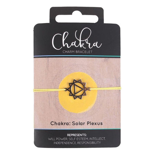 Solar Plexus Chakra Charm Bracelet - DuvetDay.co.uk