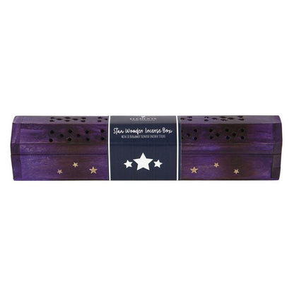 Star Wooden Bergamot Incense Box Set - DuvetDay.co.uk