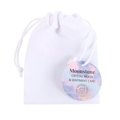 Stay Wild Moonstone Crystal Moon in a Bag - DuvetDay.co.uk