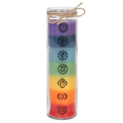 Tall Chakra Candle - DuvetDay.co.uk