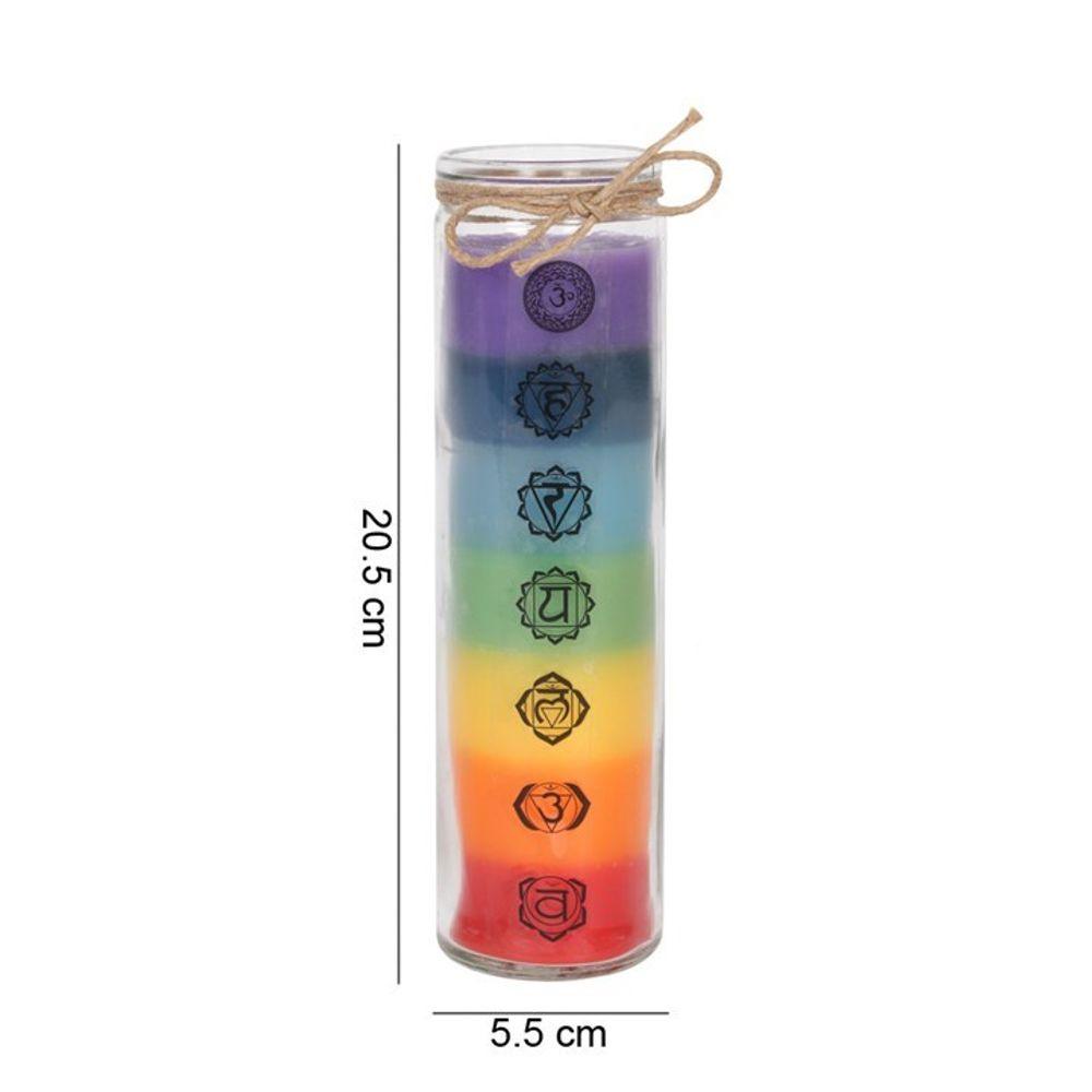 Tall Chakra Candle - DuvetDay.co.uk