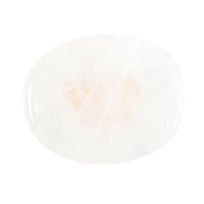 Thank You Clear Quartz Crystal Palm Stone - DuvetDay.co.uk