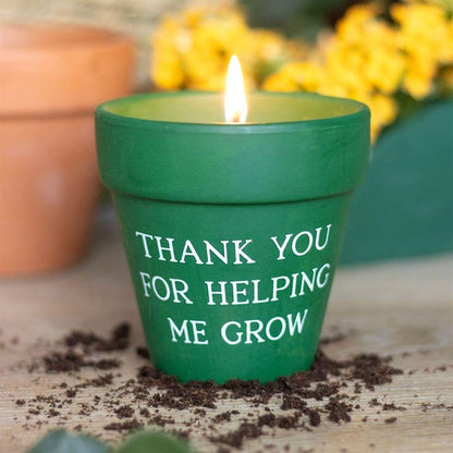 Thank You for Helping Me Grow Citronella Candle - DuvetDay.co.uk