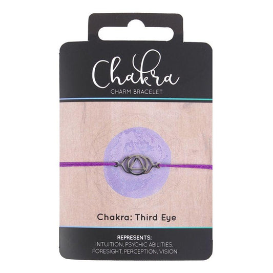 Third Eye Chakra Charm Bracelet - DuvetDay.co.uk