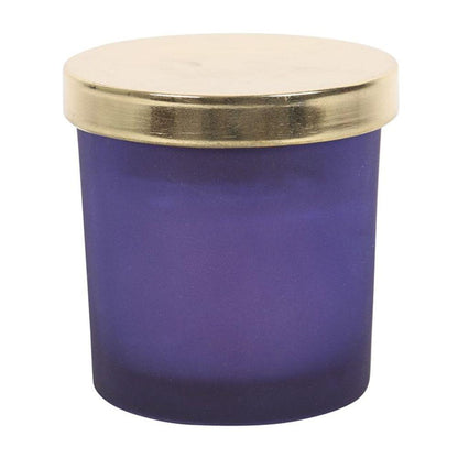 Third Eye Chakra Lavender Crystal Chip Candle - DuvetDay.co.uk
