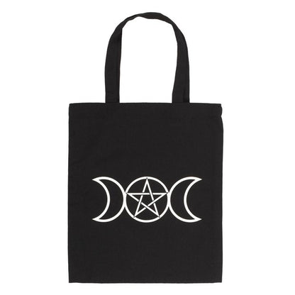 Triple Moon Cotton Tote Bag - DuvetDay.co.uk