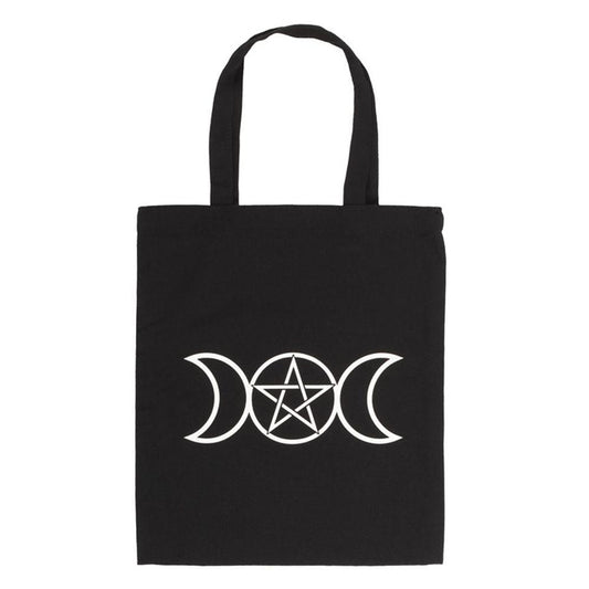 Triple Moon Cotton Tote Bag - DuvetDay.co.uk