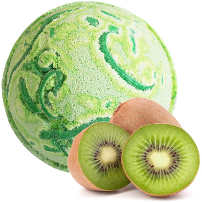 Tropical Paradise Coco Bath Bomb - Kiwi Fruit - DuvetDay.co.uk