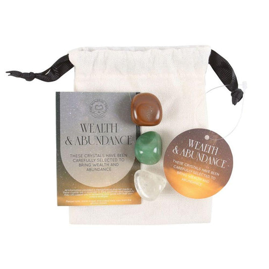 Wealth & Abundance Healing Crystal Set - DuvetDay.co.uk