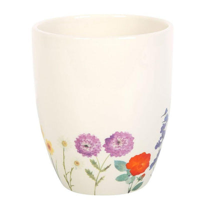 Wildflower Ceramic Plant Pot - DuvetDay.co.uk
