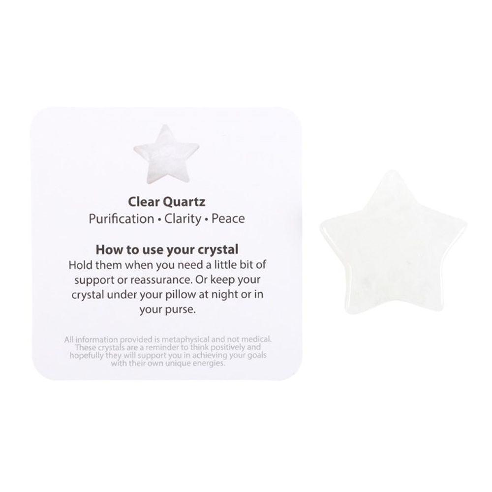 You're a Star Lucky Clear Quartz Crystal Star in a Bag - DuvetDay.co.uk